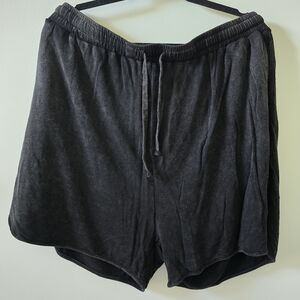 White Birch Black Athletic Shorts